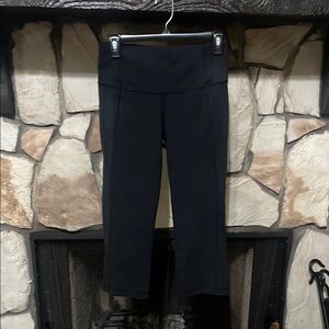 lululemon athletica Black Cropped Pants